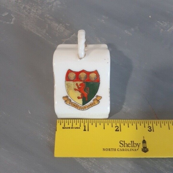 Vintage Miniature Carlsbad Fairy Ware Made in Austria Grange Over Sands Crest - Picture 5 of 7